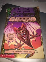 Give Yourself Goosebumps: Trapped in Bat Wing Hall No. 3 by R. L. Stine (1995, P - £8.09 GBP