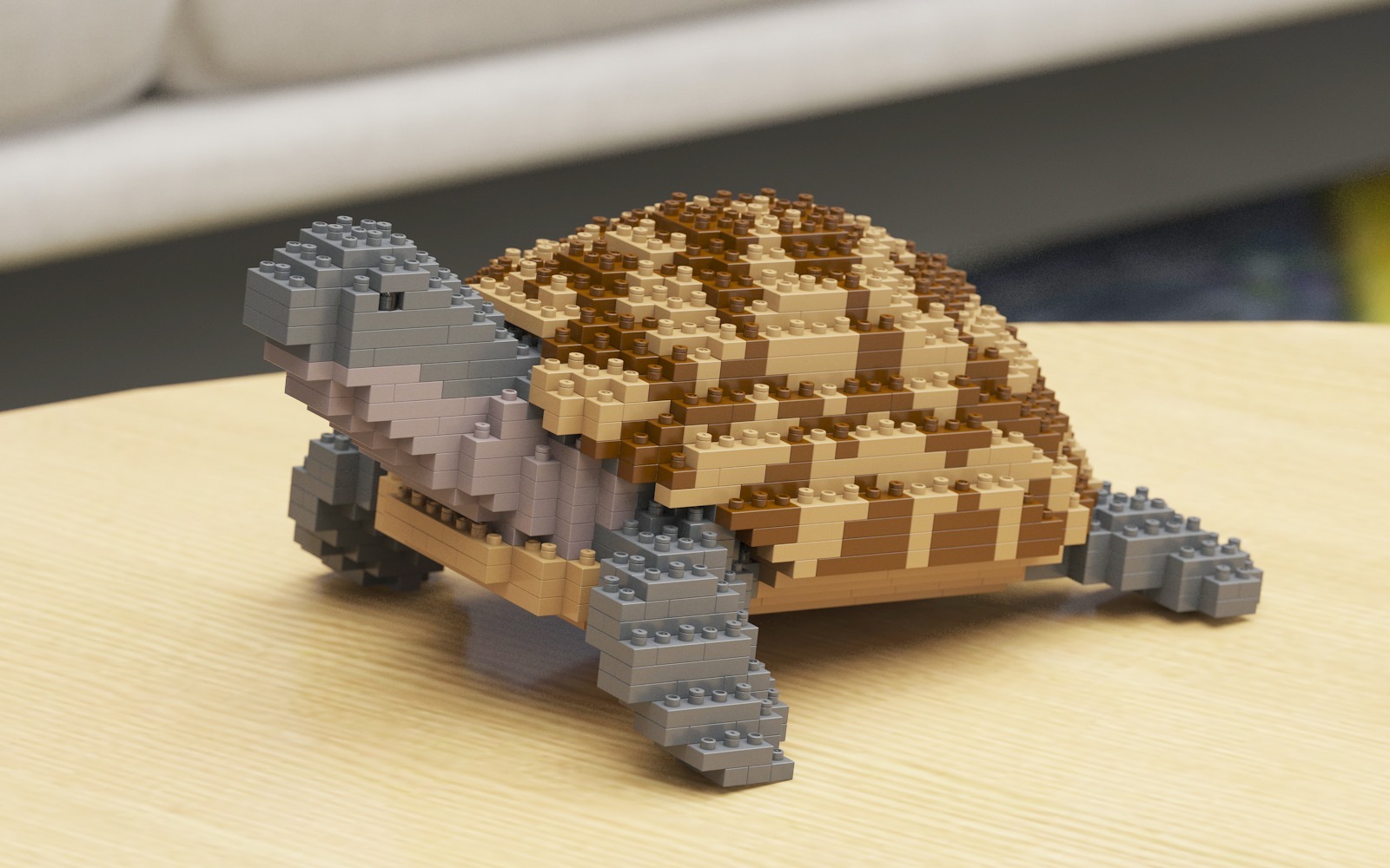 Greek Tortoise Sculptures (JEKCA Lego Brick) DIY Kit Item image 4