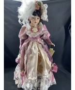 Vintage 22&quot; Crimson Collection Fine Porcelain Doll In Original Box - Vic... - £36.75 GBP