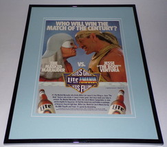 Jesse Ventura 1989 Miller Beer 11x14 Framed ORIGINAL Advertisement - £31.64 GBP
