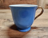Vintage Czechoslovakia Victoria China  Miniature Blue Teacup - Beautiful! - £10.06 GBP