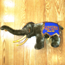 1989 Stuffed Elephant Ringling Bros Barnum &amp; Bailey Farewell Tour Circus plush - £18.50 GBP