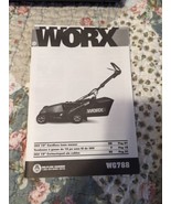 Worx 36V 19&quot; Cordless Lawn Mower Operating and Instruction Manual - €8,53 EUR