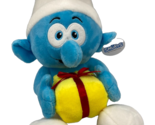 Large Jokey Smurf 13 inch Smurfs Plush Toy Bean Bag Doll Smurf NWT - $14.69