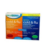 COMBO PACK DAYTIME NIGHTTIME MULTI-SYMPTOM Cold Flu Relief 12 Softgels - $8.79