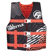 Full Throttle Youth Nylon Life Jacket - Pink/Black - £31.72 GBP
