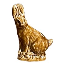 Vintage Wade England Rabbit Brown Miniature Porcelain Figurine Mini Figurine - £5.72 GBP