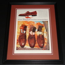 1959 Bostonian Mansfield Shoes 11x14 Framed ORIGINAL Vintage Advertisement - £38.83 GBP