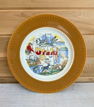 Utah State Plate Homer Loughlin Morocco Pattern Vintage 1960s - £18.78 GBP