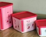 Tupperware Disney Mickey And Minnie Mouse Love Storage Fridge Canister S... - $42.74
