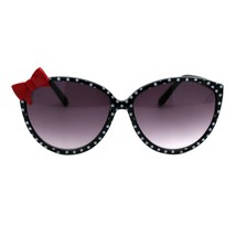 Niña Gafas de Sol Moda Estampado Lunares Lazo de Cinta Diseño UV 400 - £7.81 GBP