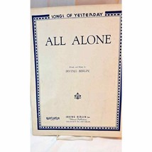 All Alone - Original Sheet Music - Berlin - 1924 - $23.76
