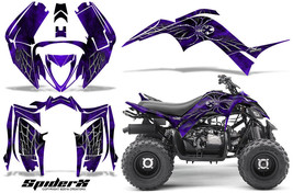 Yamaha Raptor 90 2016-2018 Graphics Kit Creatorx Decals Stickers Spiderx Purple - £110.75 GBP