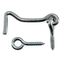 5/32&quot; x 2&quot; Zinc Plated Steel Gate Hooks &amp; Eyes - $13.37+