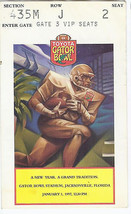 1997 Gator Bowl Game Ticket Stub West Virginia North Carolina - £63.75 GBP