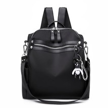 Fashion Solid OxWomen Backpack Fashion Female Small Bagpack Schoolbag for Teenag - £24.77 GBP