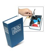 Dictionary Secret Book Hidden Safe with Key Lock, Large, Blue Free Shipping - $16.82