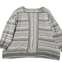 Alfred Dunner Womens Sweater Multi-Color Size XL Cotton Blend Pullover Striped - £10.72 GBP