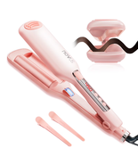 Waver Curling Iron Anti-Scald Hair Crimper,2 Barrel Ionic Wavy Hair Curl... - €60,81 EUR