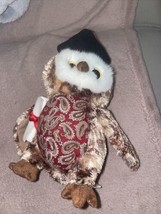 Vintage TY Beanie Baby - 2005 SMARTY the Owl~~Paisley&#39;s Vest - $0.98