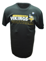 Minnesota Vikings NFL Football Block Letter Team Logo T-Shirt  - £18.34 GBP