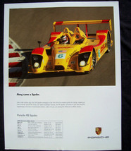 Porsche American Le Mans Series (Alms) Schedule Rs Spyder Racecar Poster 2006. - £23.52 GBP
