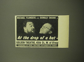 1960 At the Drop of a hat Play Advertisement - Michael Flanders and Dona... - $14.99