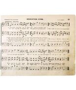 1881 Dedication Hymn Victorian Sheet Music Ohio State Grange Agriculture... - €10,56 EUR