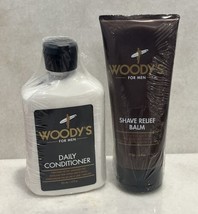 Woody&#39;s Daily Conditioner 12 oz &amp; Shave Relief Post Shave Balm 6 oz - $366.06 MXN
