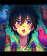 Big Digital Picture -KIKO- from / Anime People collection / JPG / CMYK - $3.50