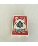 Vintage bicycle rider back red playing cards deck of cards poker 808  - $27.08 CAD