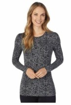 $32 Cuddl Duds Warm Layers Long Sleeve Crew Neck Softwear top shirt L La... - $22.40