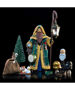 Four Horsemen Figura Obscura: Father Christmas Action Figure (Green Robes Ver.) - £54.72 GBP