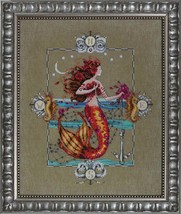 Mirabilia MD126 "Gypsy Mermaid" Chart & Embellishment + Special Threads - $64.34