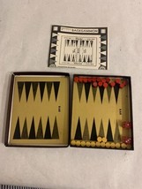 Vintage Magnetic Backgammon Mini Set, DBC CO. Grand Rapids, MI - £27.76 GBP