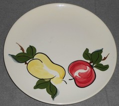 Blue Ridge SKYLINE SHAPE Hand Painted WALDORF SALAD PATTERN 9 1/2&quot; Dinne... - $15.83