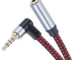 Audio Mic Extension Cable 25Ft,90 Degree Trrs 3.5Mm Aux Headphone Extend... - $24.69