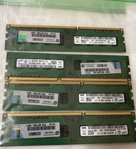 Lot Of 4! Samsung 4GB PC3-10600U DDR3-1333MHz 2Rx8 Ecc M378B5273DH0-CH9 16GB - £17.01 GBP