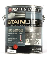 Pratt &amp; Lambert 116 Oz StainShield Z1513 Redwood Acrylic Solid Color Dec... - $42.62 CAD