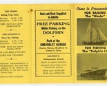 Provincetown Hindu for Sailing &amp; Dolphin II for Fishing Brochure Cape Cod - $17.82