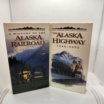 Alaska Railroad history VHS and Alaska Highway 1942-1992 VHS - £7.63 GBP