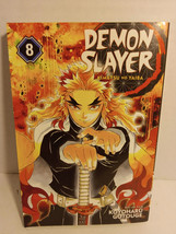 Book Manga Demon Slayer Kimetsu no Yaiba Volume 8 - £10.54 GBP