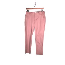 A NEW DAY Size 4 Blush Pink Stretch Casual Pants Business Casual Cotton ... - £10.99 GBP