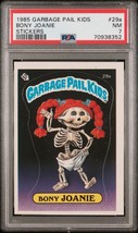 1985 Topps OS1 Garbage Pail Kids Series 1 Bony Joanie 29a Matte Card PSA... - $69.25