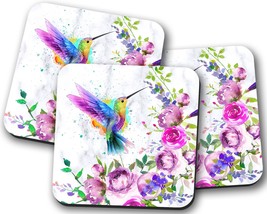Hummingbird Coaster, Drink Coasters Set, Animal Coasters, Housewarming Gift, Bir - £3.14 GBP