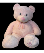 RARE My First Teddy Bear JUMBO Pink Russ 3FT. Plush Stuffed Animal Strip... - €301,54 EUR