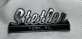 Vtg Stetler York , PA  Dealer Car Auto Vehicle Plastic Emblem Pennsylvania - £23.66 GBP