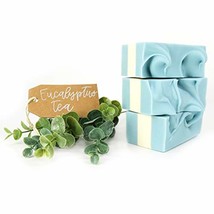 Soapcreek Artisan Soap 3 All Natural, Handmade Bars - Eucalyptus Tea Scent - £18.08 GBP