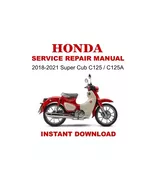 2018-2021 Honda Super Cub C125 C125A Service Repair Manual - €14,75 EUR