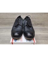 Steve Madden Shoes Mens 9.5 Shandy Black Leather Oxford Dress  Lace Up R... - £27.23 GBP